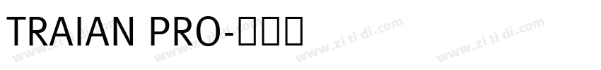 TRAIAN PRO字体转换